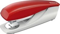 Leitz B&uuml;roheftger&auml;t, F&uuml;r 30 Blatt, Ergonomisches Design, Inkl. Heftklammern, Rot,