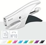 Leitz WOW Heftzange, 15 Blatt Flachheftung, Metall mit Kunststoffelementen,