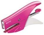 Leitz 55312023 Heftzange (Inkl. 1000 P2 Heftklammern Nr. 10) metallic pink