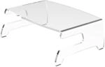 Dataflex Addit Monitor Riser 44.660 - Laptop- und Monitorst&auml;nder aus klarem Acryl,