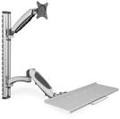 DIGITUS DA-90354 &ndash; Steh-, Sitz-Arbeitsplatz &ndash; Monitor-Halterung mit