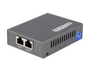 LevelOne Splitter POS-3000 1x GE/ 5~12V DC Gigabit PoE Plus Splitter/schwarz
