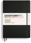 LEUCHTTURM1917 307959 Notizbuch Master (A4+), 233 Seiten, kariert schwarz
