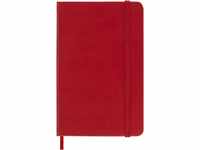 Moleskine Classic Notebook, Notizbuch mit weißen Seiten, Hardcover und elastischem