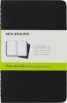 Moleskine Buch Taschenformat, weiche schwarze Kartonabdeckung, 9 x 14 cm - Set aus 3