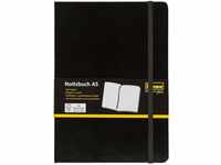Idena 209281 - Notizbuch DIN A5, kariert, Papier cremefarben, 192 Seiten, 80 g/m²,