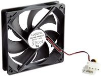 LogiLink FAN103 Geh&auml;usel&uuml;fter 120 x 120 x 25 mm, schwarz