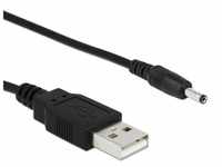 DeLock Kabel USB Power an DC 3,5 x 1,35mm Stecker, schwarz, 1,5m, [82377]