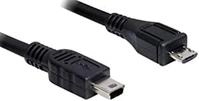 Delock USB 2.0 Typ Micro B auf Mini B Kabel (1m)