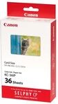 Canon KC-36IP Original Farbband/Papierset Kreditkartengr&ouml;&szlig;e 54 x 86mm f&uuml;r SELPHY