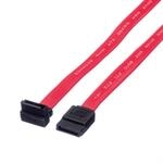 VALUE Internes Festplattenkabel SATA 3.0 Gbit/s, gewinkelt, 0,5 m, Rot
