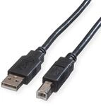 ROLINE USB 2.0 Kabel, Typ A-B 4,5m