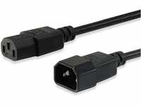 Equip Kaltgeräteverl.-Kabel IEC C14 -> IEC C13 St/Bu 1, 80m Polybeutel