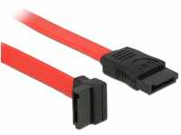 Delock SATA 3 GB/S Kabel gerade auf oben gewinkelt 22 cm rot