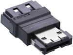 InLine eSATA auf SATA Adapter eSATA Stecker an SATA Buchse schwarz