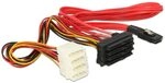 Delock Kabel Mini SAS SFF-8087 > 4 x SAS SFF-8482 + Power 0, 5 m 83059 Rot, Gelb,