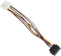 Delock Kabel Power SATA 15pin > 2X 4pin Molex Buchse 20cm
