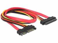Delock Verlängerungskabel SATA 6 GB/S 22 Pin Stecker > SATA 22 Pin Buchse (5 V + 12
