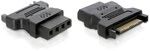 Delock Adapter SATA 15 Pin Stecker > 4 Pin Buchse