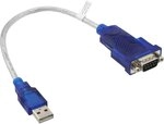 InLine 33304 USB zu Seriell Adapterkabel, Stecker A an 9pol Sub D Stecker