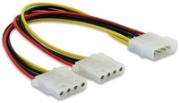 Delock Y- Kabel Stromversorgung > 2X 4pin Molex