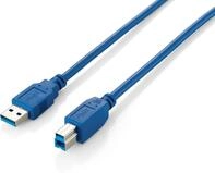 Equip USB Kabel A -> B St/3.00m blau Polybeutel