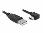 Delock Kabel USB 2.0-A Stecker > USB Mini-B 5pin Stecker gewinkelt 0,5 m,...