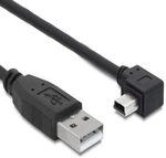 Delock Kabel USB 2.0-A Stecker > USB mini-B 5pin Stecker gewinkelt 3m