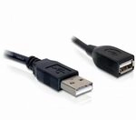 Delock Kabel USB 2.0 Verlaengerung, A/A 15cm S/B