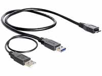 Delock USB-Kabel USB 3.2 Gen1 (USB 3.0 / USB 3.1 Gen1) USB-A Stecker,...