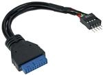 InLine 33446I USB 3.0 zu 2.0 Adapterkabel intern, USB 3.0 auf USB 2.0