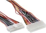 InLine 26629A Strom Verl&auml;ngerung intern, 24pol ATX Buchse auf 20+4pol Stecker, 0,45m
