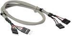 InLine 33440J USB 2.0 Verl&auml;ngerung, intern, 2x 4pol Pfostenstecker auf