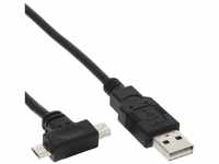 InLine USB 2.0/Micro-B USB – Mini-USB, 1.8 m – USB Kabel (1.8 m, USB A,