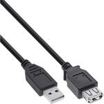InLine 34603B USB 2.0 Verl&auml;ngerung, Stecker / Buchse, Typ-A, schwarz, 3m
