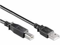 EFB-Elektronik USB2.0 Anschlusskabel A-B, St.-St., 0,5m, schwarz, Classic