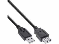 InLine 34605B USB 2.0 Verlängerung, Stecker / Buchse, Typ-A, schwarz, 5m
