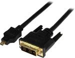 StarTech.com 1m Micro HDMI auf DVI Kabel - Micro HDMI zu DVI-Adapterkabel - Micro