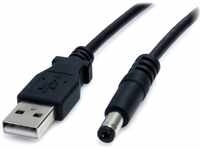 StarTech.com USB 2.0 auf Hohlstecker Typ N Kabel - USB A DC 5V 5,5mm Stecker