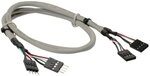 InLine 33440C USB 2.0 Verl&auml;ngerung, intern, 2x 4pol Pfostenstecker auf