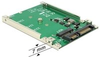 DeLock Konverter SATA 22 Pin > M.2 NGFF 2.5Z 7 mm