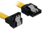Delock SATA 6 GB/S Kabel gerade auf unten gewinkelt 50 cm gelb