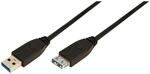 Logilink CU0042 - USB 3.0 Verl&auml;ngerungskabel, USB-A (Stecker) zu USB-A (Buchse),