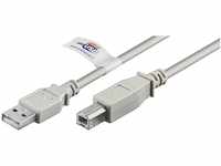Wentronic USB AB 500 HiSpeedCert 2.0 USB Anschlusskabel A/Stecker - B/Stecker...
