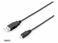 Equip USB Kabel A -> Micro B St/1.00m sw Polybeutel