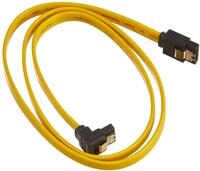 Delock Kabel SATA 6Gb/s 70cm gelb un/ge Metall