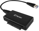 FANTEC AD-U3SA USB 3.0 zu SATA Adapter (f&uuml;r 6,35 cm (2,5 Zoll) oder 8,89 cm (3,5