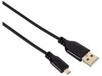 Hama USB 2.0 Anschlusskabel, Stecker A - Mini-Stecker B (Pin B8), 0,75m,