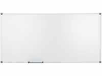 Whiteboard 2000 MAULpro, magnetische Wandtafelmit Stiftablage, trocken abwischbar