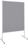 MAUL Moderationstafel grau MAULstandard 150 x 120 cm B&uuml;ro Stellwand